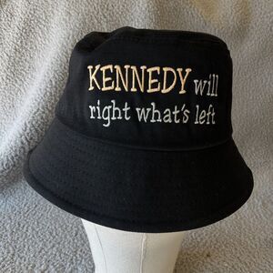 Kennedy will right what's left RFK Jr. Bucket Hat Men Women Lavender Embroidered